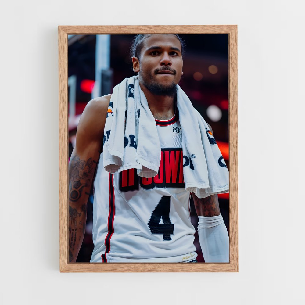 Poster Post-Game Vibes – affiche Basketball (vue 4)